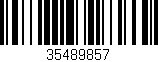 Código de barras (EAN, GTIN, SKU, ISBN): '35489857'