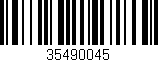Código de barras (EAN, GTIN, SKU, ISBN): '35490045'