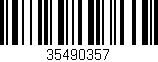 Código de barras (EAN, GTIN, SKU, ISBN): '35490357'