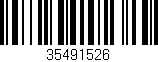 Código de barras (EAN, GTIN, SKU, ISBN): '35491526'
