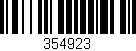 Código de barras (EAN, GTIN, SKU, ISBN): '354923'