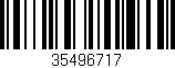 Código de barras (EAN, GTIN, SKU, ISBN): '35496717'