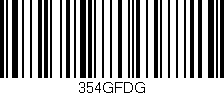 Código de barras (EAN, GTIN, SKU, ISBN): '354GFDG'