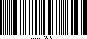 Código de barras (EAN, GTIN, SKU, ISBN): '35500_158_0_1'