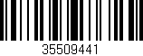 Código de barras (EAN, GTIN, SKU, ISBN): '35509441'