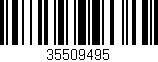 Código de barras (EAN, GTIN, SKU, ISBN): '35509495'