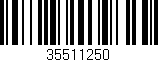 Código de barras (EAN, GTIN, SKU, ISBN): '35511250'