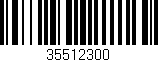 Código de barras (EAN, GTIN, SKU, ISBN): '35512300'