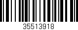 Código de barras (EAN, GTIN, SKU, ISBN): '35513918'