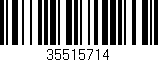 Código de barras (EAN, GTIN, SKU, ISBN): '35515714'