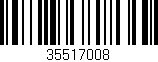Código de barras (EAN, GTIN, SKU, ISBN): '35517008'