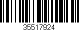 Código de barras (EAN, GTIN, SKU, ISBN): '35517924'