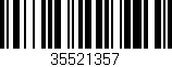 Código de barras (EAN, GTIN, SKU, ISBN): '35521357'