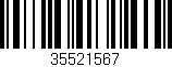 Código de barras (EAN, GTIN, SKU, ISBN): '35521567'