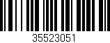 Código de barras (EAN, GTIN, SKU, ISBN): '35523051'
