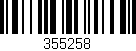 Código de barras (EAN, GTIN, SKU, ISBN): '355258'