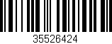Código de barras (EAN, GTIN, SKU, ISBN): '35526424'
