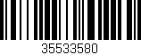 Código de barras (EAN, GTIN, SKU, ISBN): '35533580'