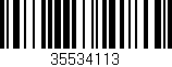 Código de barras (EAN, GTIN, SKU, ISBN): '35534113'