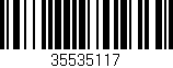 Código de barras (EAN, GTIN, SKU, ISBN): '35535117'