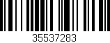 Código de barras (EAN, GTIN, SKU, ISBN): '35537283'