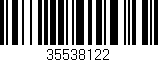 Código de barras (EAN, GTIN, SKU, ISBN): '35538122'