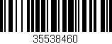 Código de barras (EAN, GTIN, SKU, ISBN): '35538460'