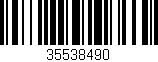 Código de barras (EAN, GTIN, SKU, ISBN): '35538490'