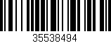 Código de barras (EAN, GTIN, SKU, ISBN): '35538494'