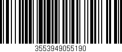 Código de barras (EAN, GTIN, SKU, ISBN): '3553949055190'