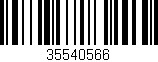 Código de barras (EAN, GTIN, SKU, ISBN): '35540566'