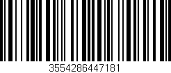 Código de barras (EAN, GTIN, SKU, ISBN): '3554286447181'