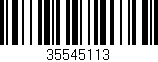 Código de barras (EAN, GTIN, SKU, ISBN): '35545113'
