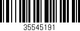 Código de barras (EAN, GTIN, SKU, ISBN): '35545191'