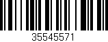 Código de barras (EAN, GTIN, SKU, ISBN): '35545571'