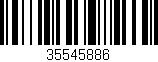 Código de barras (EAN, GTIN, SKU, ISBN): '35545886'