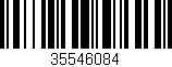 Código de barras (EAN, GTIN, SKU, ISBN): '35546084'