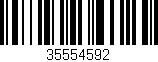 Código de barras (EAN, GTIN, SKU, ISBN): '35554592'