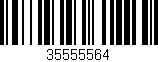 Código de barras (EAN, GTIN, SKU, ISBN): '35555564'