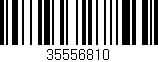 Código de barras (EAN, GTIN, SKU, ISBN): '35556810'