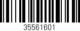 Código de barras (EAN, GTIN, SKU, ISBN): '35561601'
