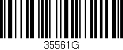 Código de barras (EAN, GTIN, SKU, ISBN): '35561G'