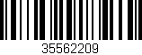 Código de barras (EAN, GTIN, SKU, ISBN): '35562209'