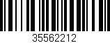 Código de barras (EAN, GTIN, SKU, ISBN): '35562212'