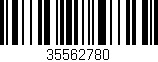 Código de barras (EAN, GTIN, SKU, ISBN): '35562780'