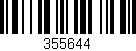 Código de barras (EAN, GTIN, SKU, ISBN): '355644'