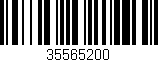 Código de barras (EAN, GTIN, SKU, ISBN): '35565200'