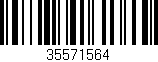 Código de barras (EAN, GTIN, SKU, ISBN): '35571564'