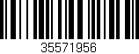 Código de barras (EAN, GTIN, SKU, ISBN): '35571956'