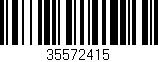Código de barras (EAN, GTIN, SKU, ISBN): '35572415'